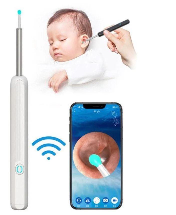 Earwax Removal Kit Ear Cleaner Tool Set with Soft Spiral Cleaner for Adults & Kids UAE