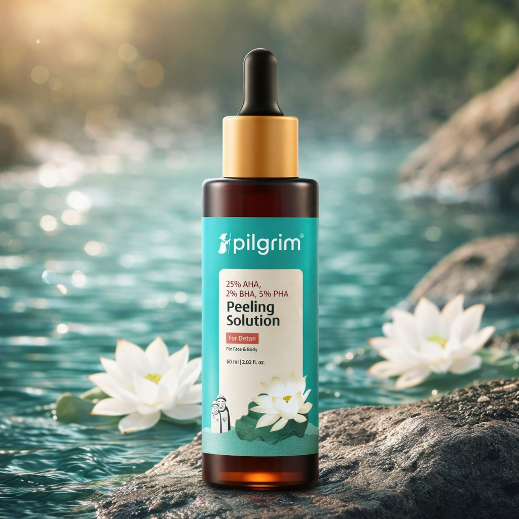 Pilgrim AHA BHA PHA Peeling Solution For Face & Body