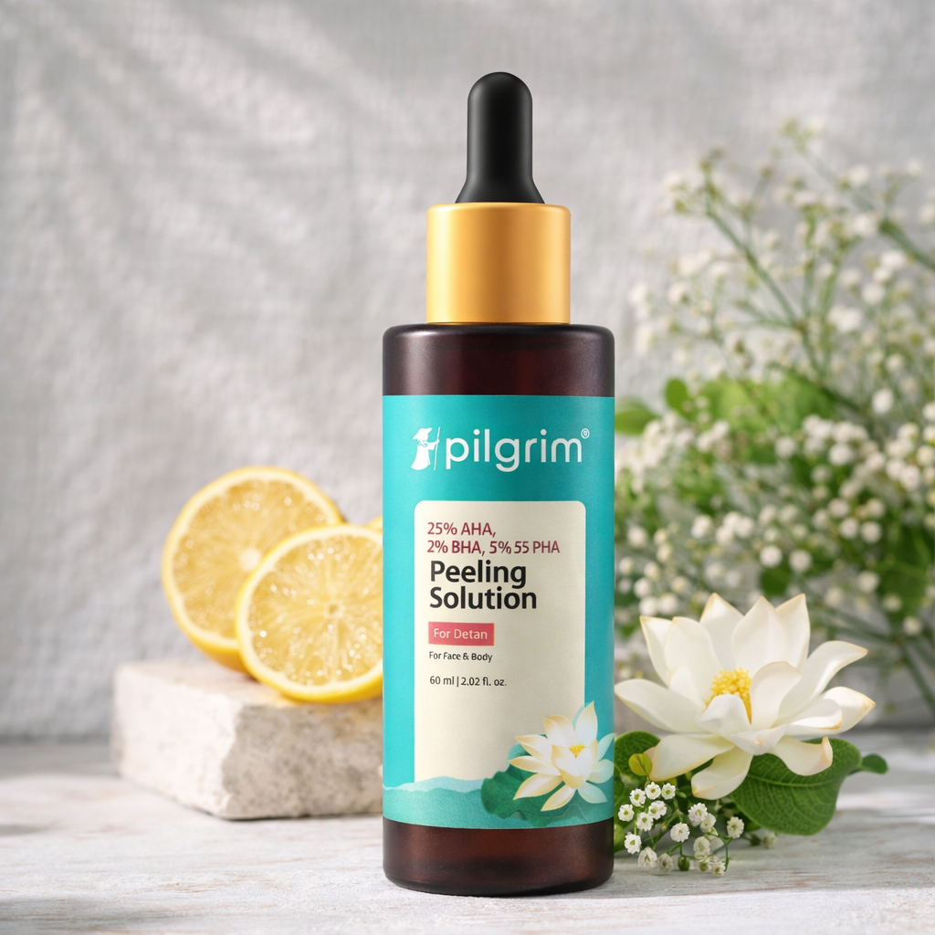 Pilgrim AHA BHA PHA Peeling Solution For Face & Body