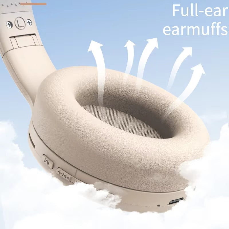 Wireless Bluetooth Headphones Over Ear HiFi Stereo Noise Cancelling Gaming Sports Headset with Mic UAE