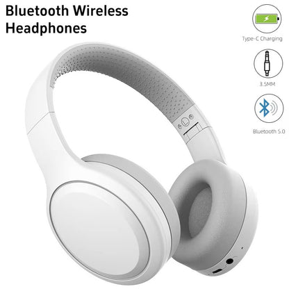 Wireless Bluetooth Headphones Over Ear HiFi Stereo Noise Cancelling Gaming Sports Headset with Mic UAE
