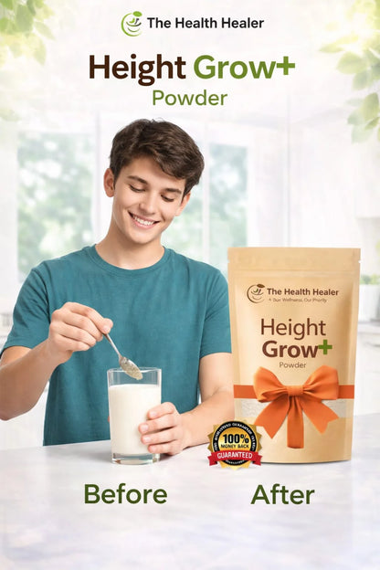 The Health Healer Height Grow Powder – 100% Natural Height Increase Supplement