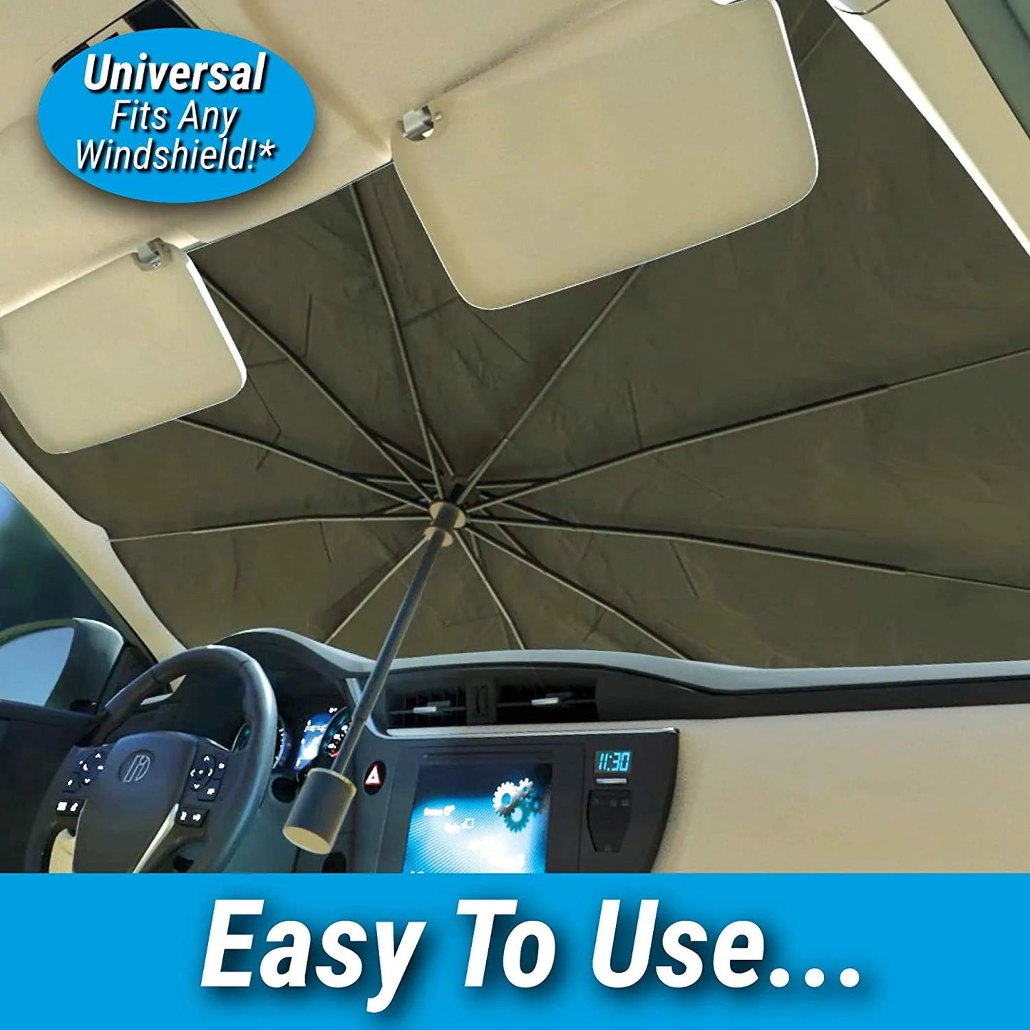 Premium Car Windshield Sun Shade – UV Protection & Heat Blocker