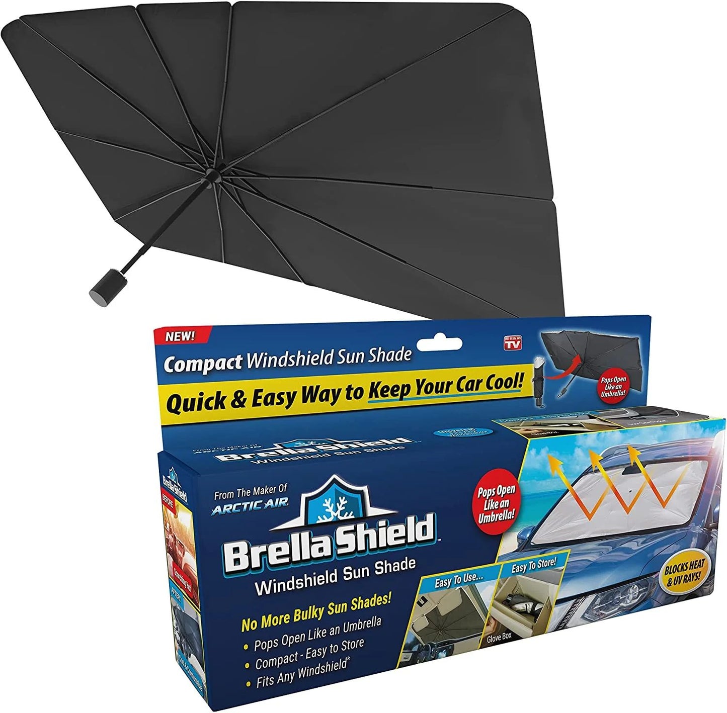 Premium Car Windshield Sun Shade – UV Protection & Heat Blocker