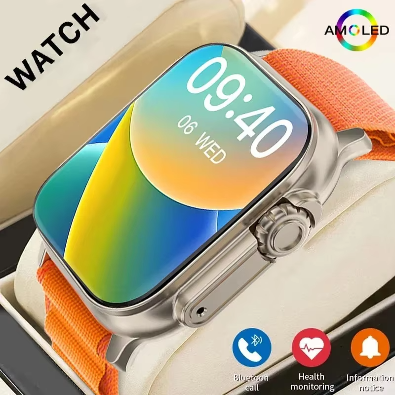 LAXASFIT Smartwatch Bluetooth Calling Sports Watch Heart Rate Monitor for Android iPhone UAE