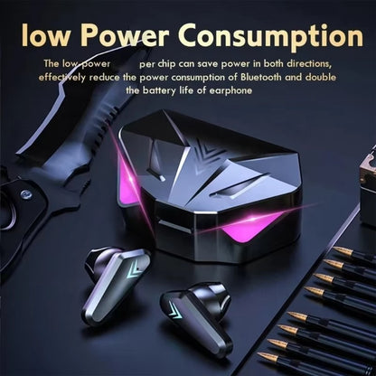 X15 TWS Wireless Bluetooth Earbuds LED Display Gaming Headset with Mic Noise Cancelling Earphones for Android & iPhone UAE